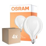 Fordelspakning 4x Osram Retrofit LED E27 Globe filament matt 11W 1521lm - 827 ekstra varm hvit | erstatter 100W